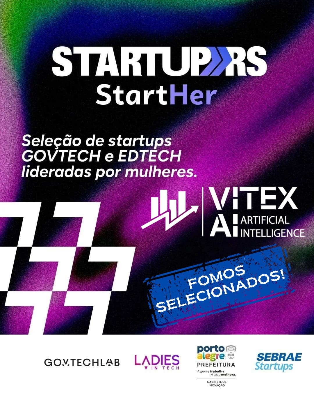 Vitex AI selecionada para o programa StartupRS StartHer